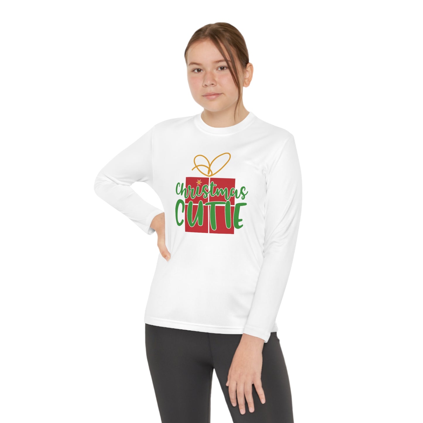 Christmas Cutie Youth Long Sleeve Tee