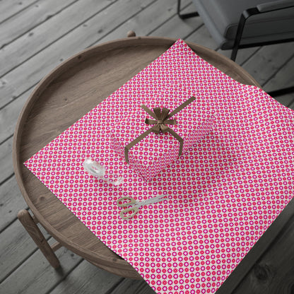Rosy Star Garden Wrapping Paper