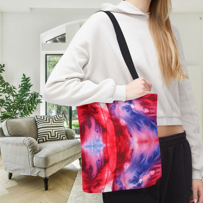 Freedom Swirl Canvas Tote Bag