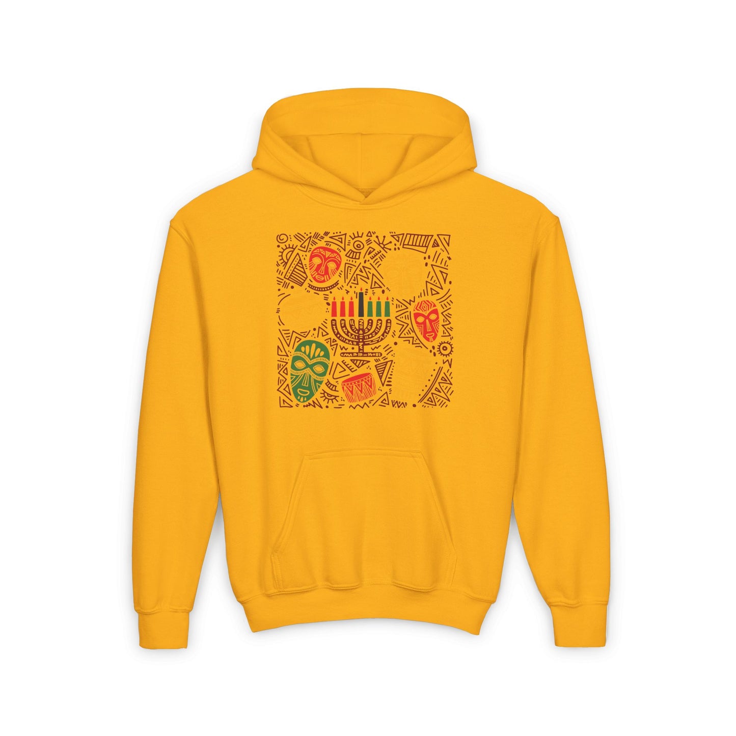 Kwanzaa Traditions Youth Heavy Blend Hoodie