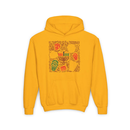 Kwanzaa Traditions Youth Heavy Blend Hoodie