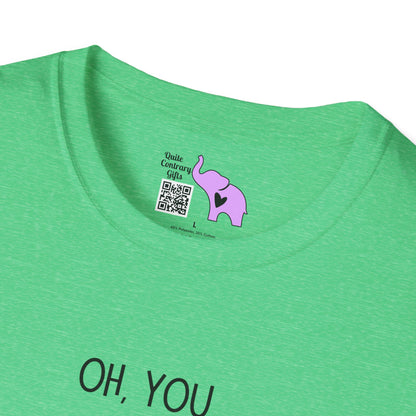 Couldn't Care Less Grammar Adult T-shirt