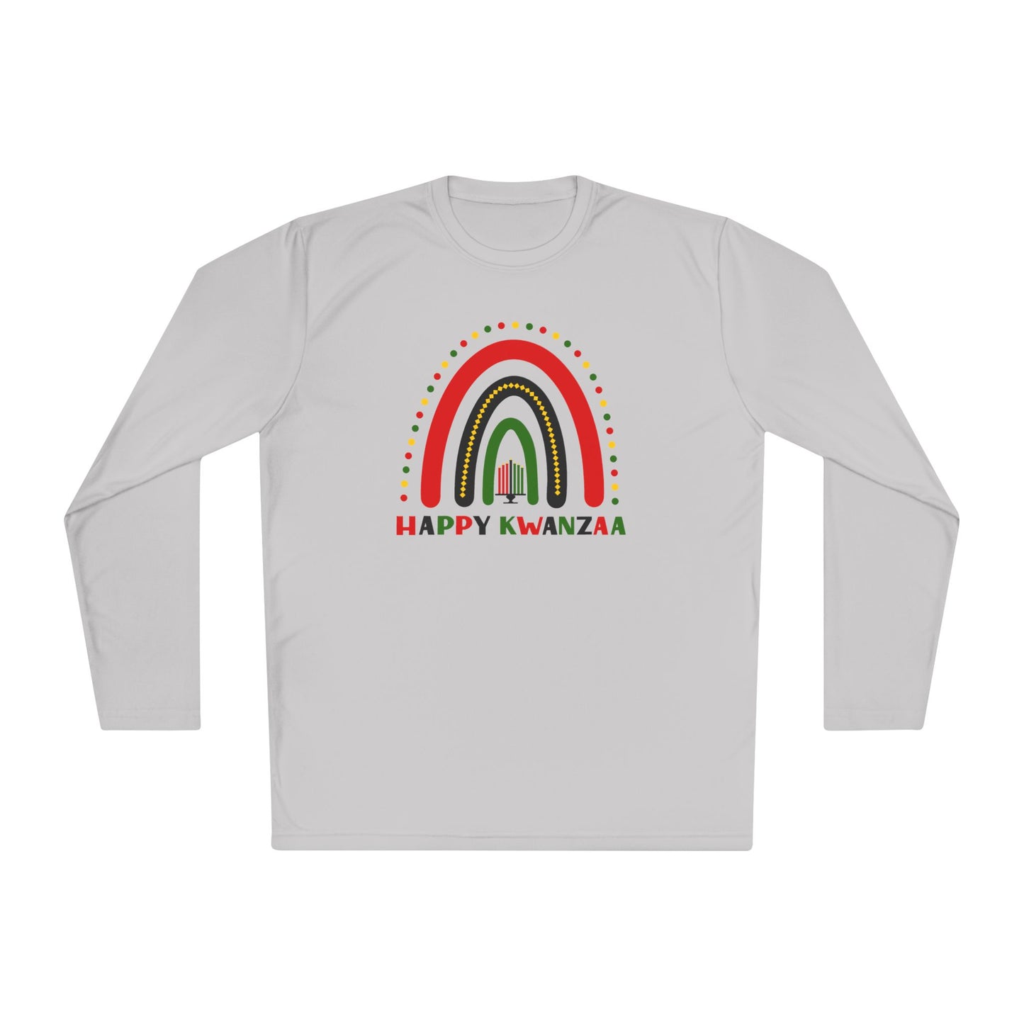 Happy Kwanzaa Arch Adult Long Sleeve Tee
