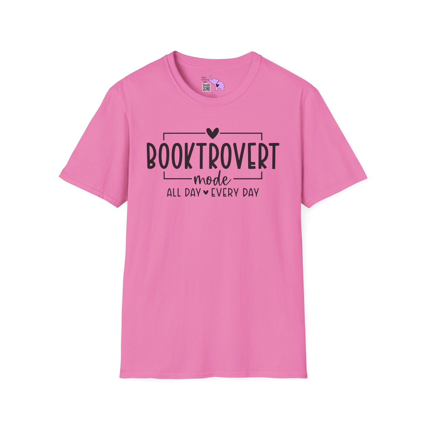 Booktrovert Mode All Day Every Day Adult T-shirt
