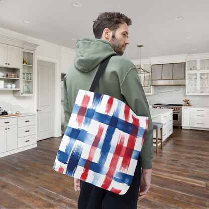 LIberty Strokes Canvas Tote Bag