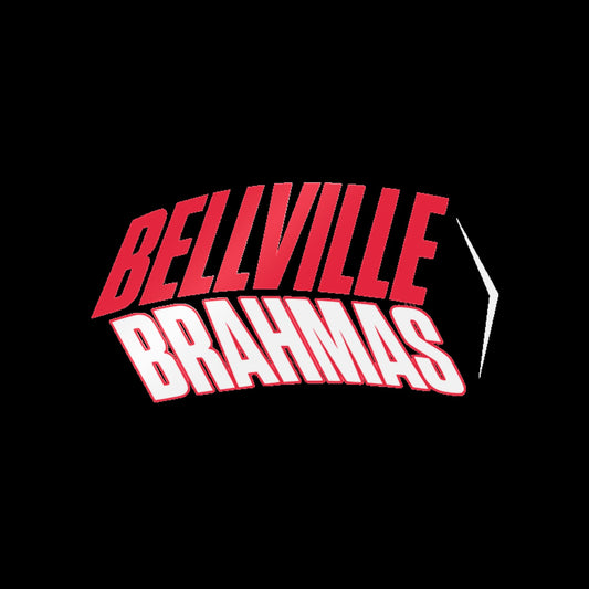 Ballville Brahmas (Angled, White) Decal