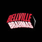 Ballville Brahmas (Angled, White) Decal