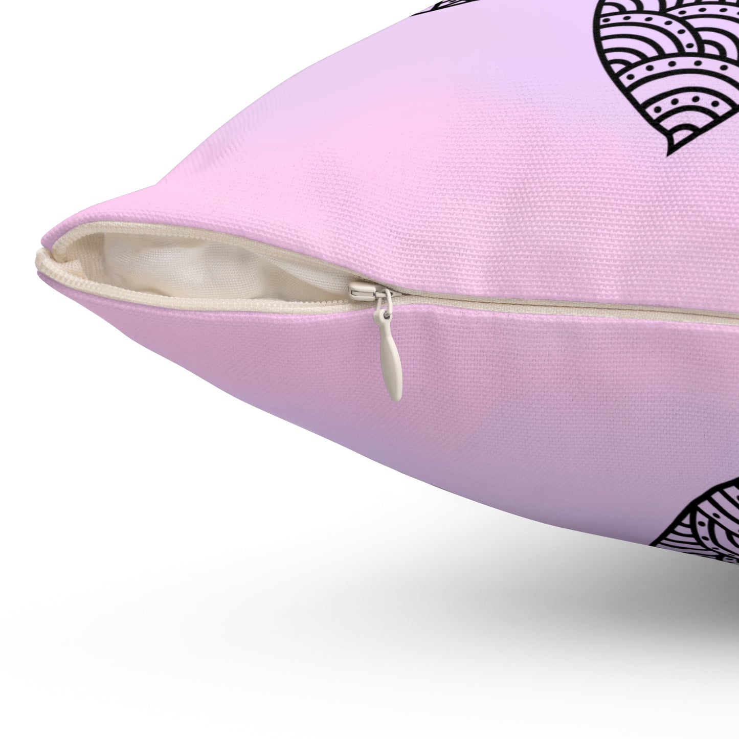 Serene Bloom Throw Pillow