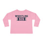 Wrestling Sis Toddler Long Sleeve Tee