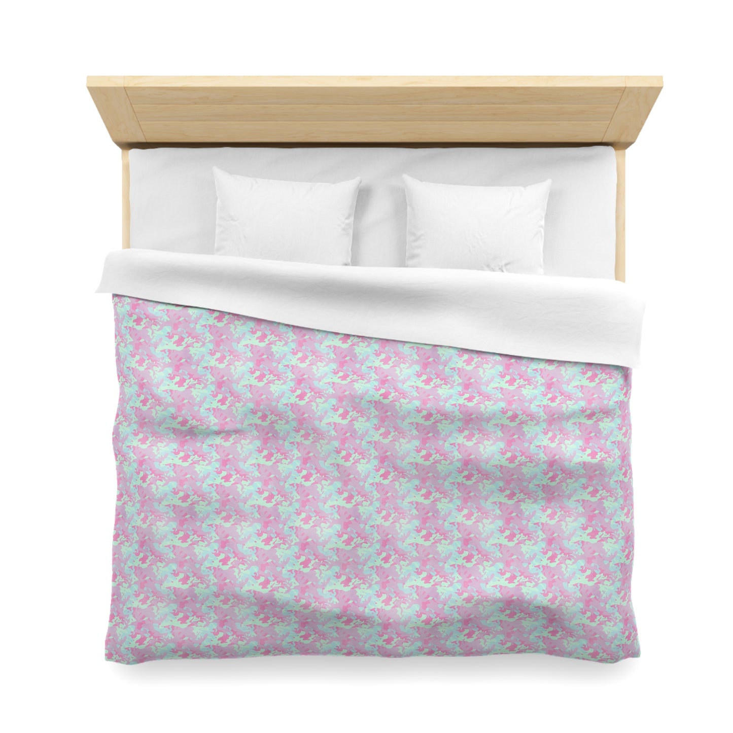 Berry Sorbet Camo Microfiber Duvet Cover