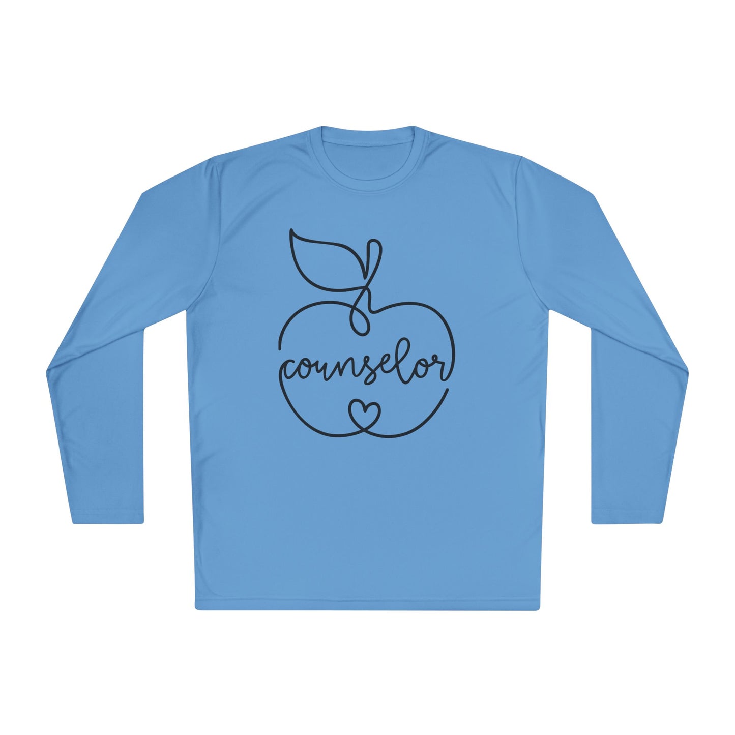 Counselor w/Apple Adult Long Sleeve Tee