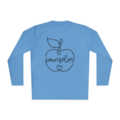 Counselor w/Apple Adult Long Sleeve Tee
