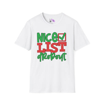 Nice List Dropout Adult T-shirt