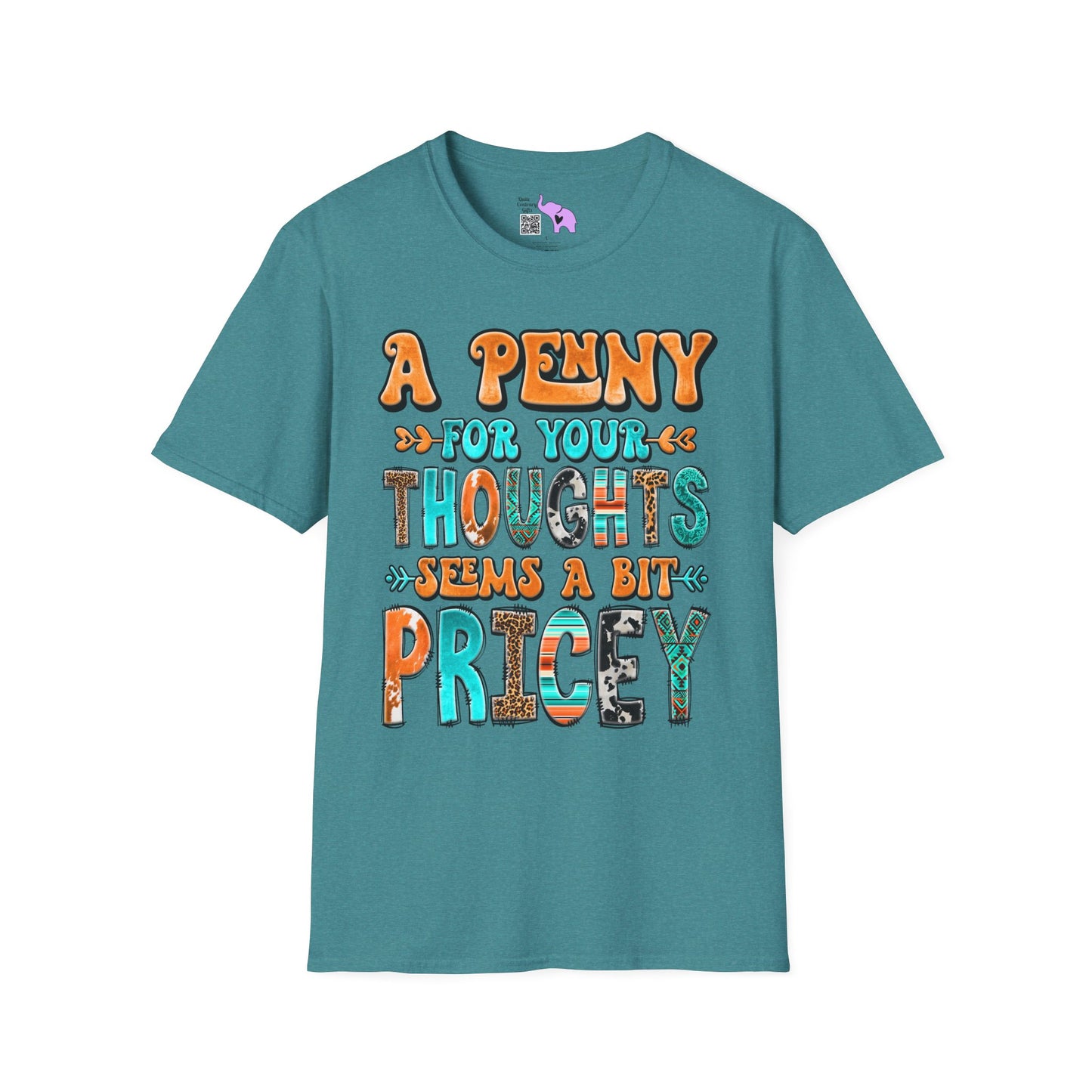 A Penny For Your Thoughts Adult T-shirt