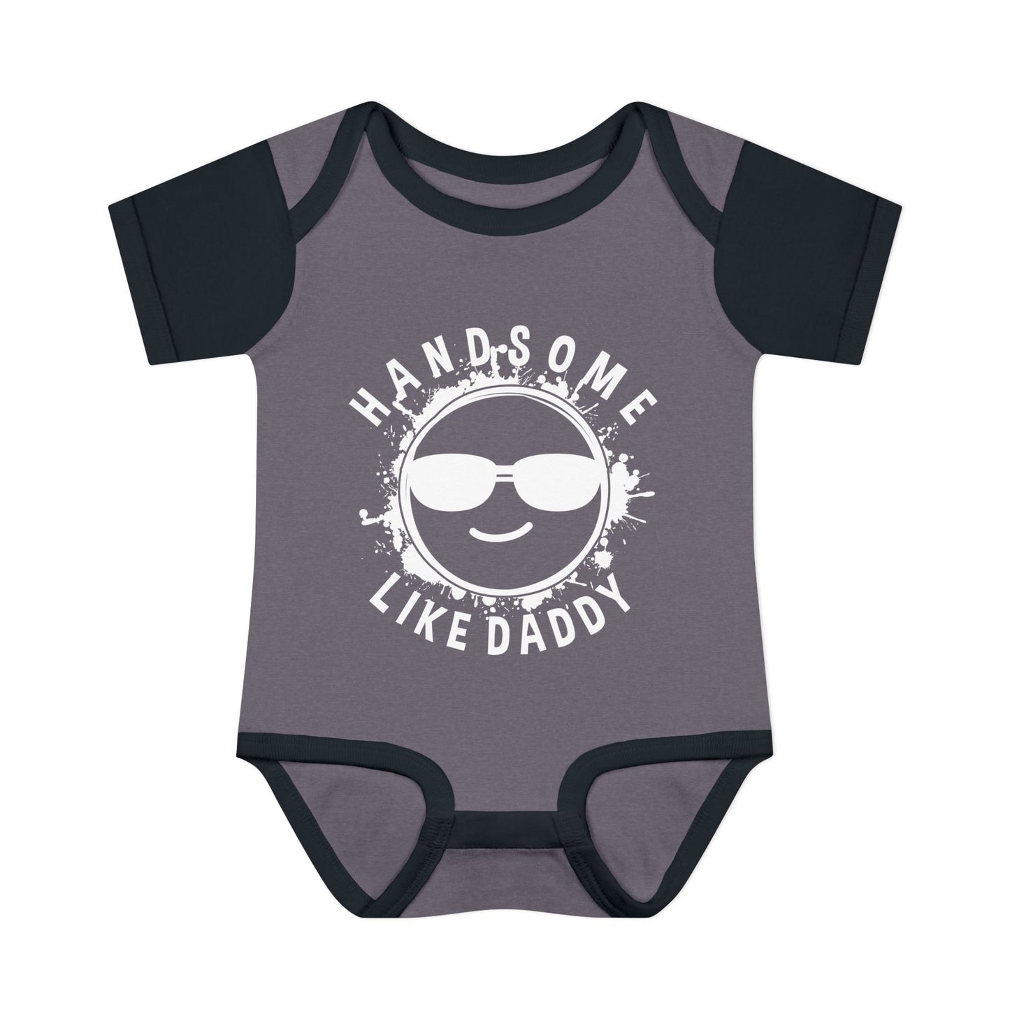 Handsome Like Daddy Infant Rib Bodysuit