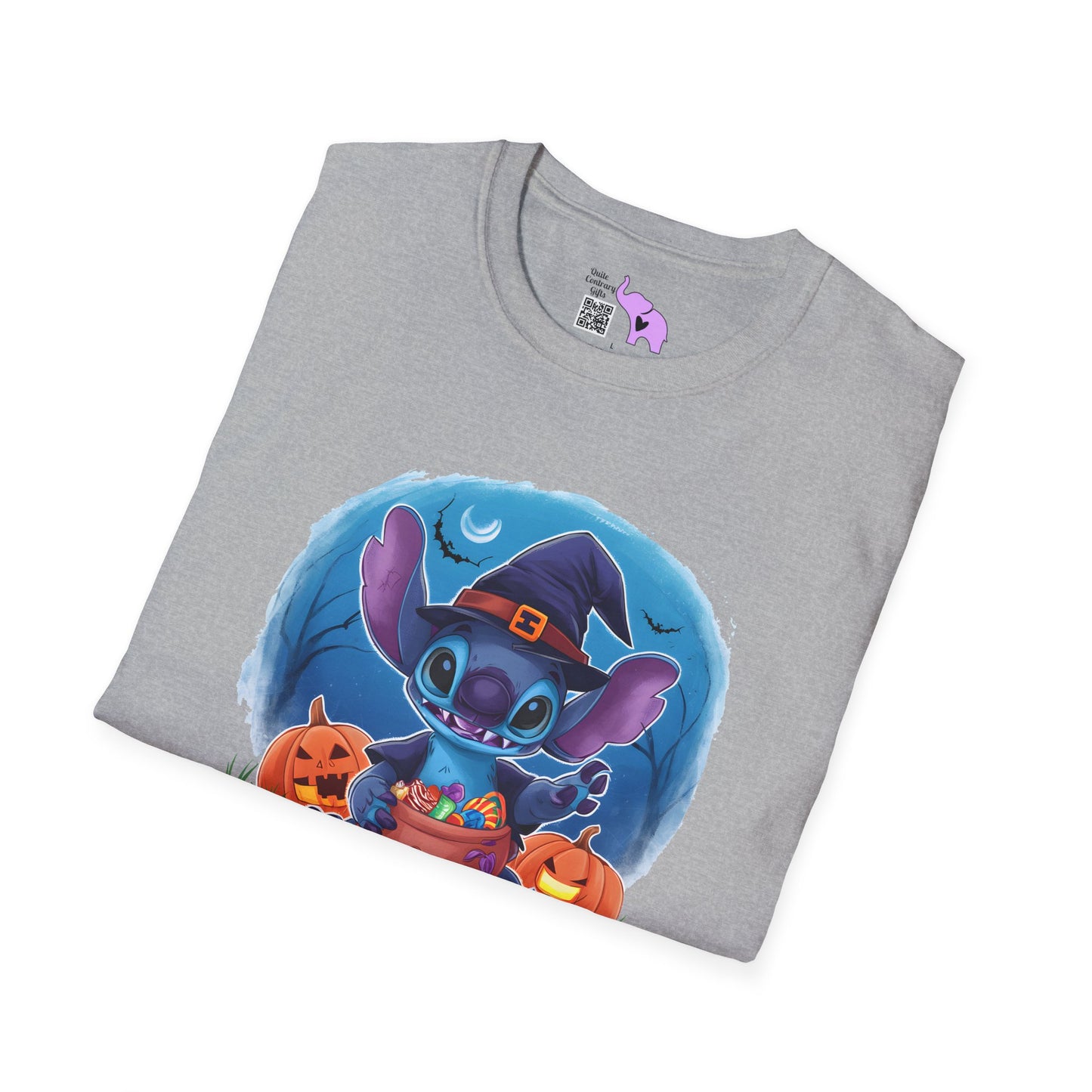 Halloween Stitch Adult T-shirt