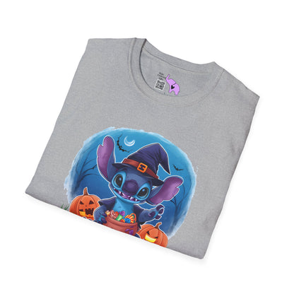 Halloween Stitch Adult T-shirt