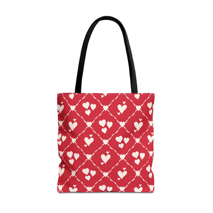 Sweetheart Trellis Canvas Tote Bag