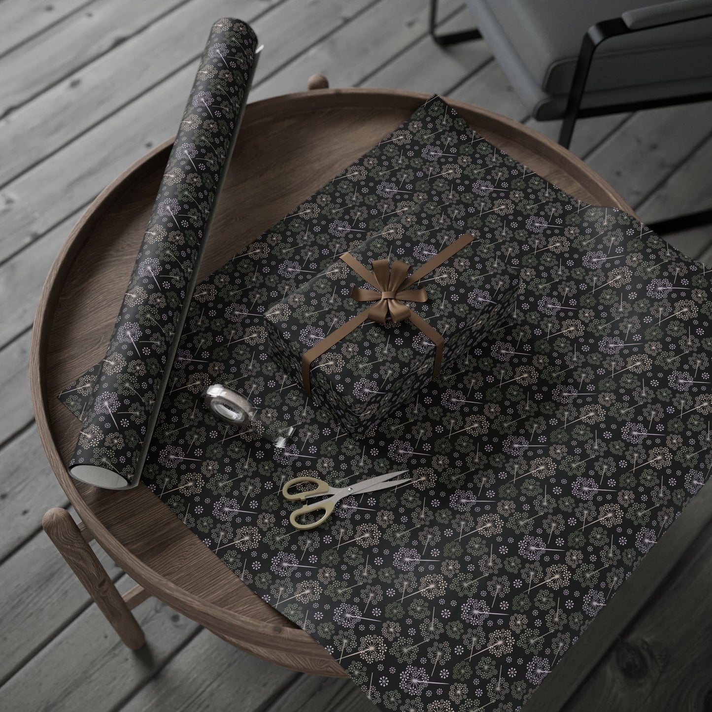 Dandelion Nightfall Wrapping Paper