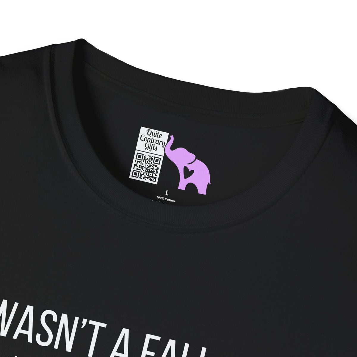 It Wasn't A Fall, Just A Random Gravity Check Adult T-shirt