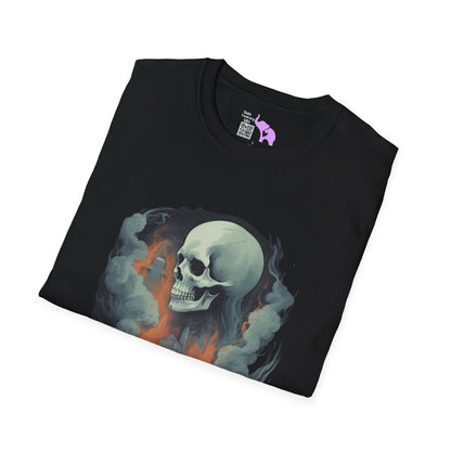 Creepy Ghost 9 Adult T-shirt