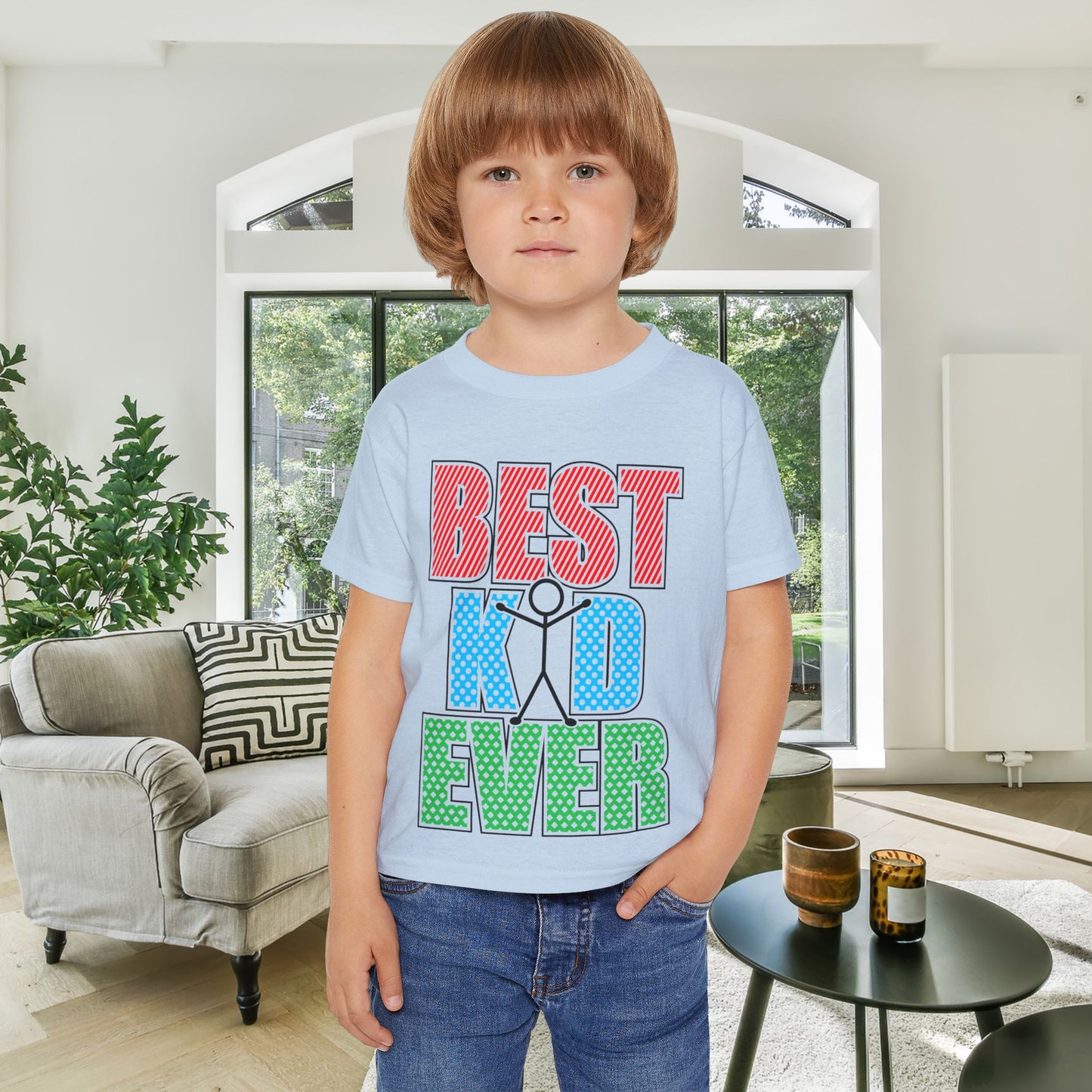 Best Kid Ever (Colorful) Heavy Cotton™ Toddler T-shirt