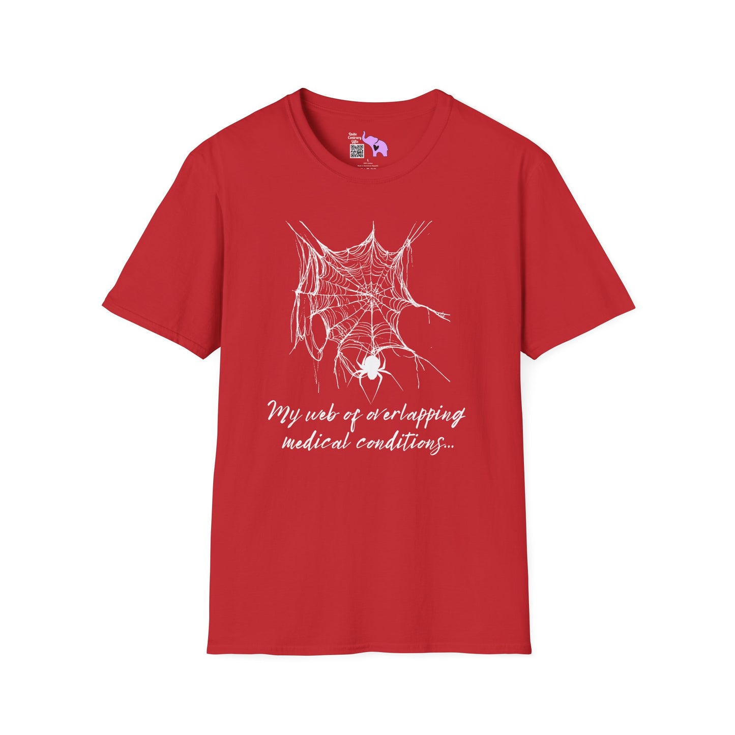 My Web of Overlapping Medical Conditions Adult T-shirt