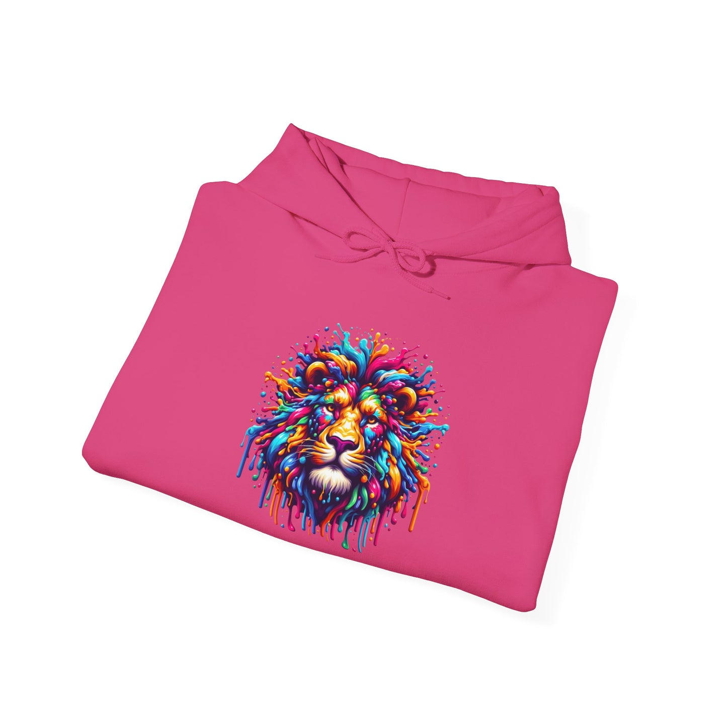 Colorful Lion Heavy Blend™ Hooded Sweatshirt