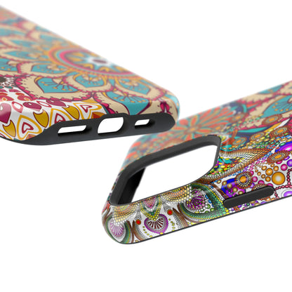 Colorful Mandala MagSafe® Compatible Tough Case for iPhone