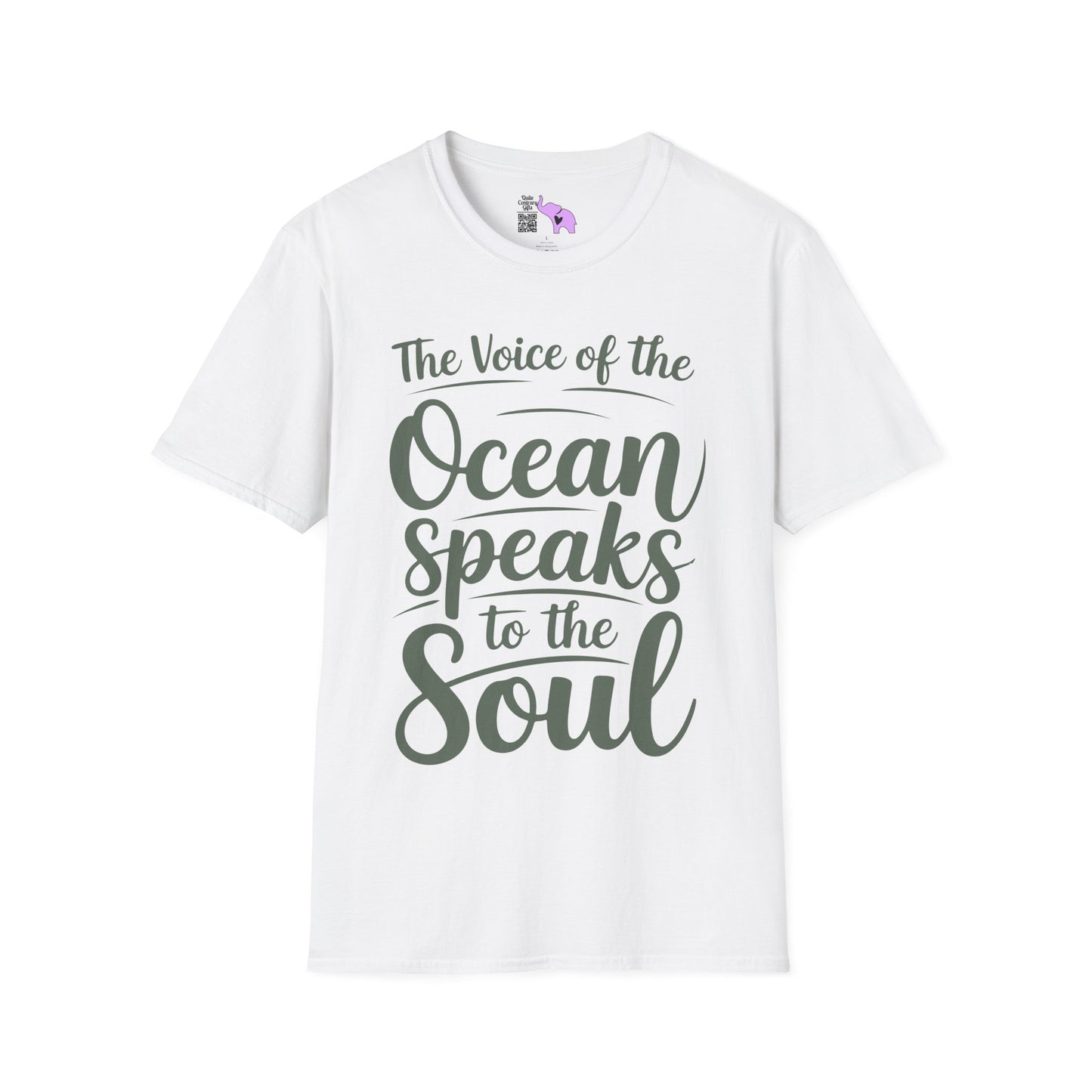 The Voice of the Ocean Speaks to the Soul Adult T-shirt
