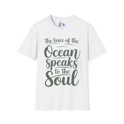 The Voice of the Ocean Speaks to the Soul Adult T-shirt