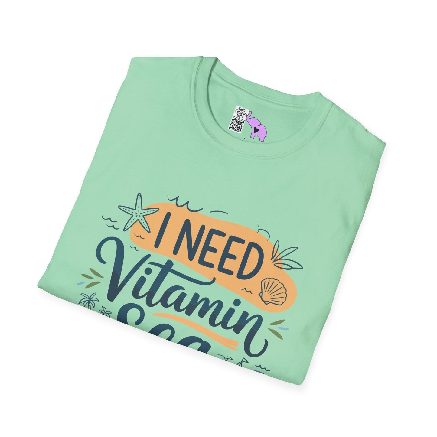 I Need Vitamin Sea Adult T-shirt