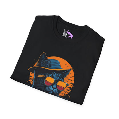 Too Cool Cat Adult T-shirt