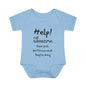 Help! Call Grandma These Fools Don't Know What They're doing Infant Baby Rib Bodysuit