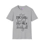 If My Mouth Doesn't Say It My Face Will Adult T-shirt