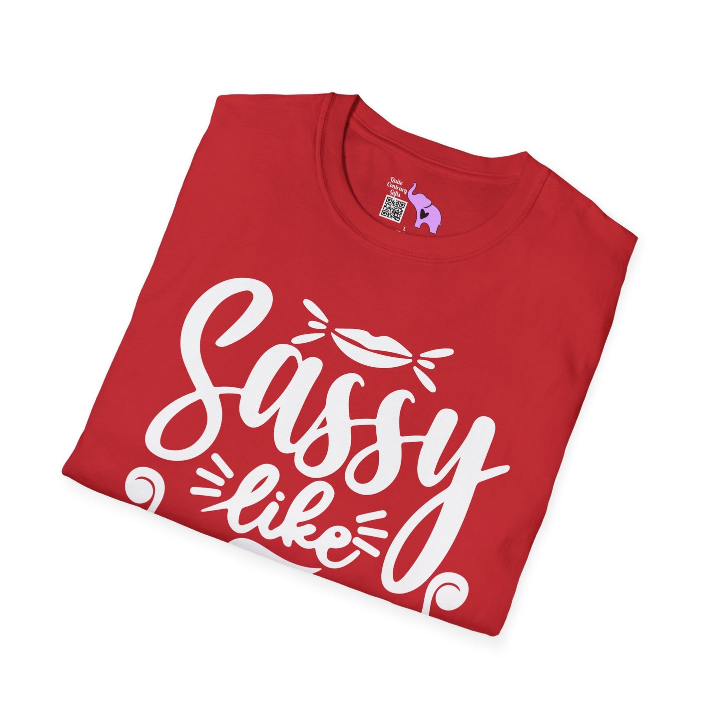Sassy Like My Mom Adult T-shirt