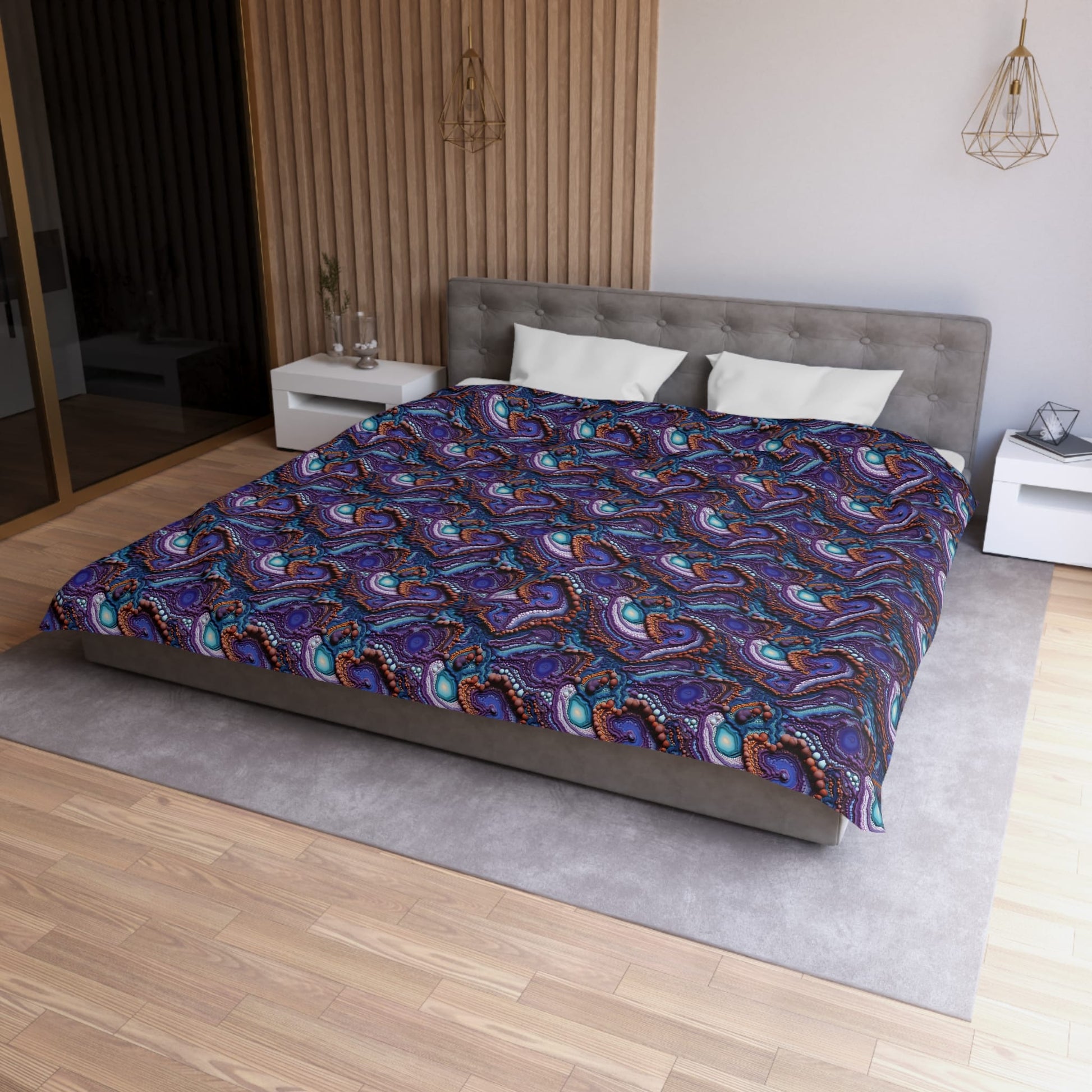 Living Stone Veins Duvet Bedding Set