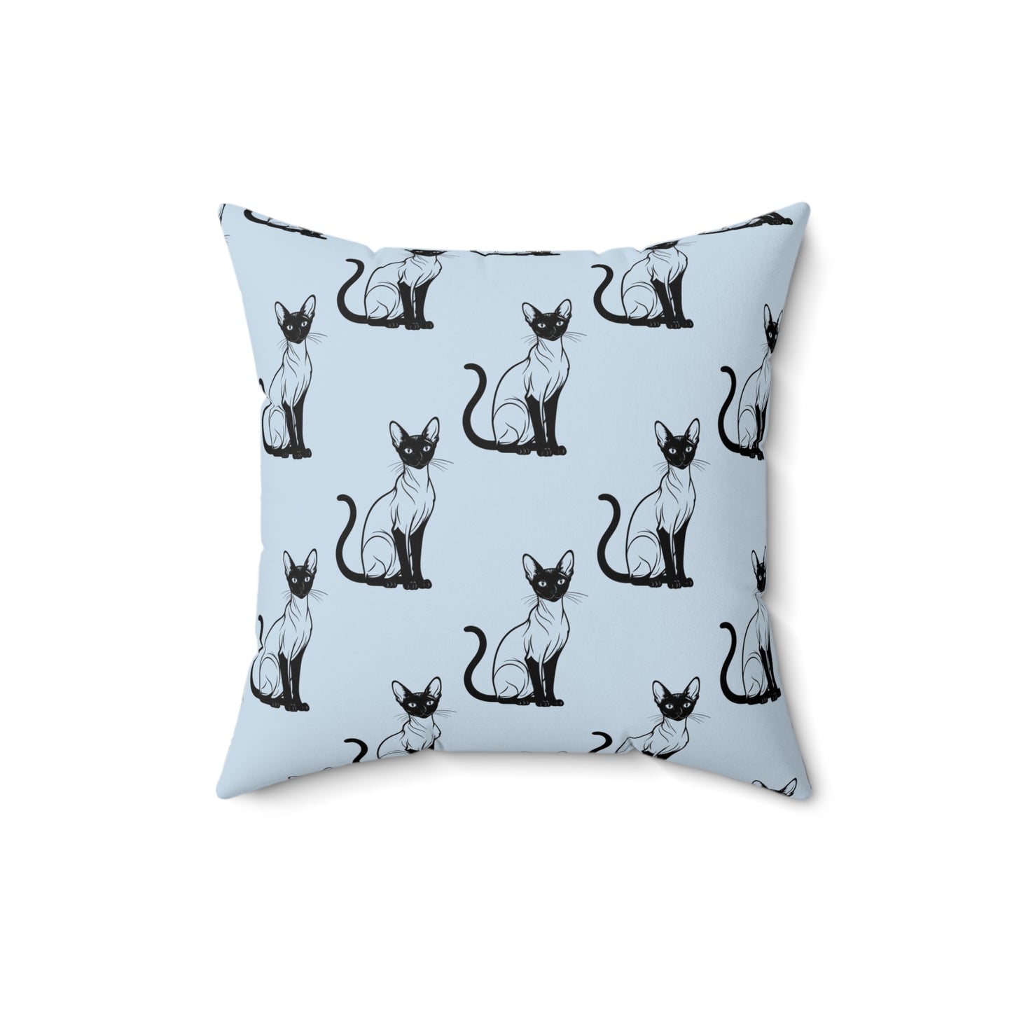Siamese Charm – Ocean Breeze Throw Pillow