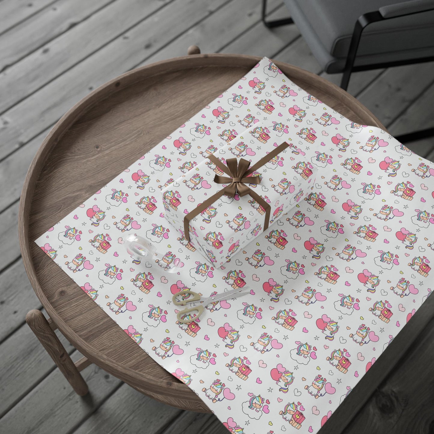Unicorns of Love Wrapping Paper