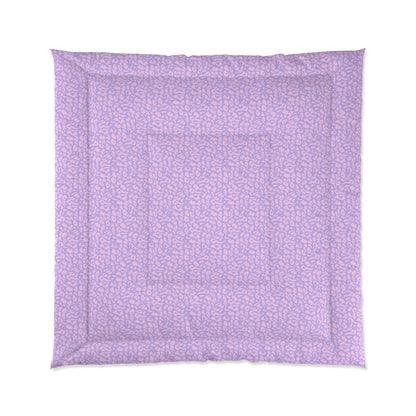 Cotton Candy Cheetah Print Comforter
