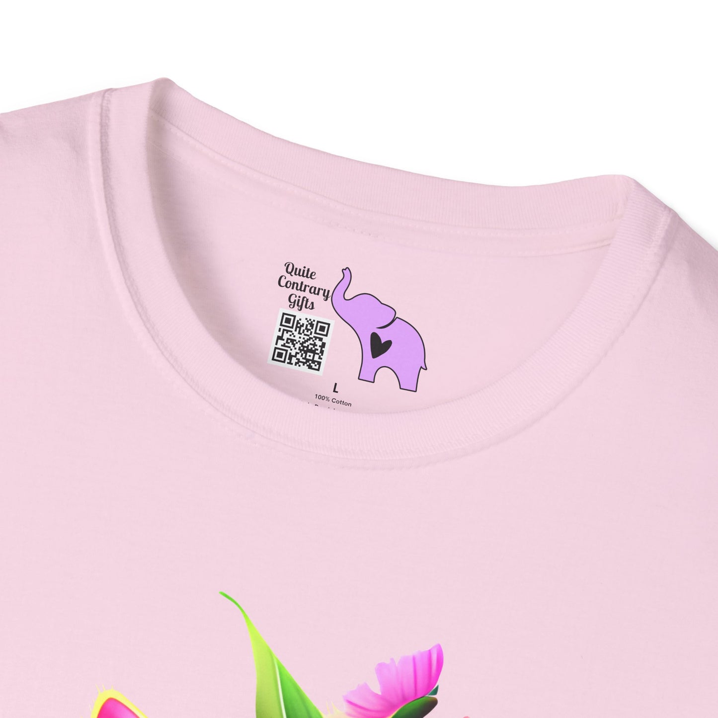 Cute Colorful Kitten in Flowers 2 T-shirt