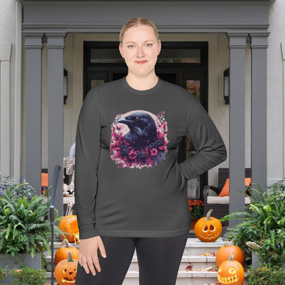 Halloween Crows Adult Long Sleeve Tee