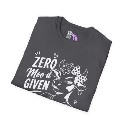 Zero Moo-d Given Adult T-shirt