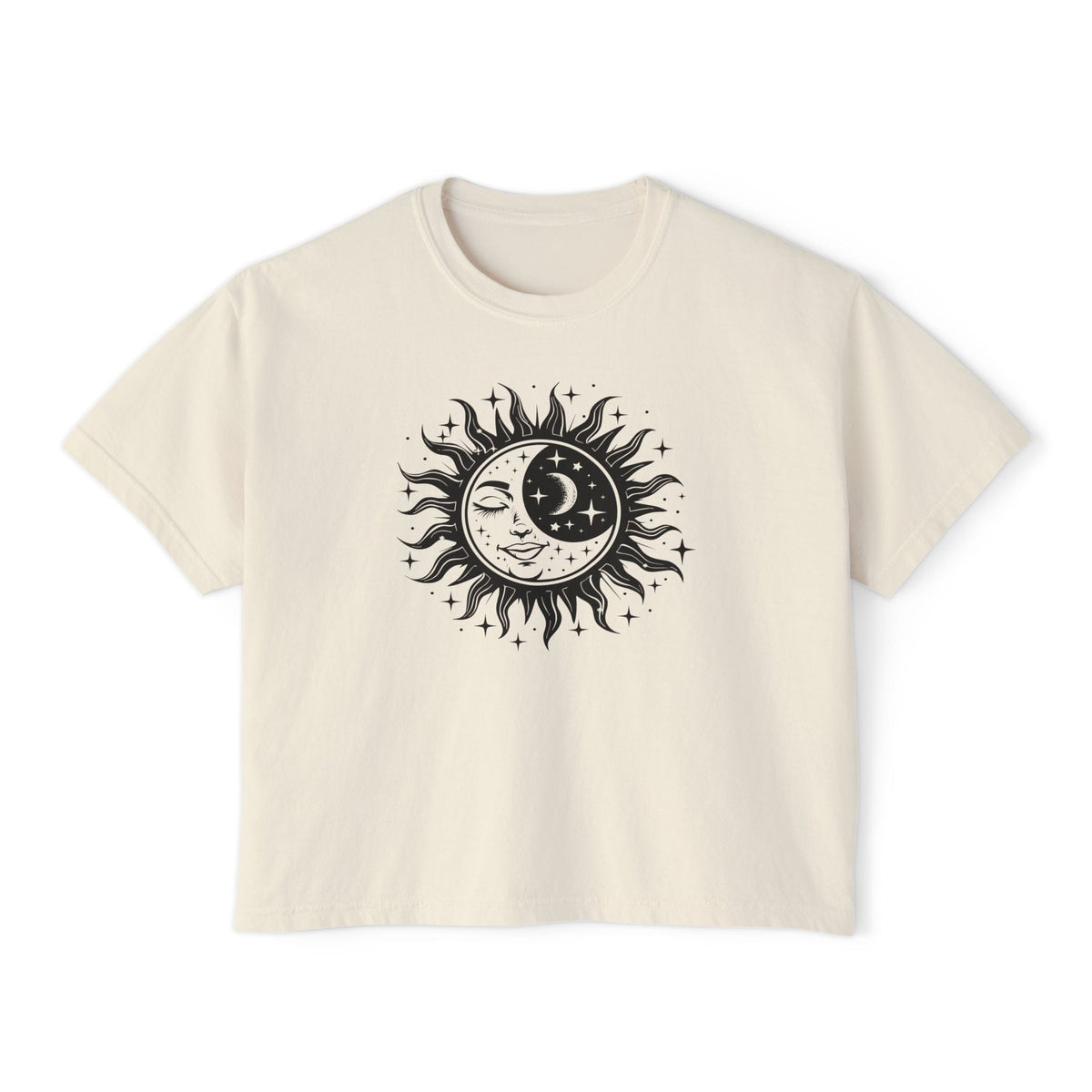 Celestial Sun/Moon Women's Boxy Tee