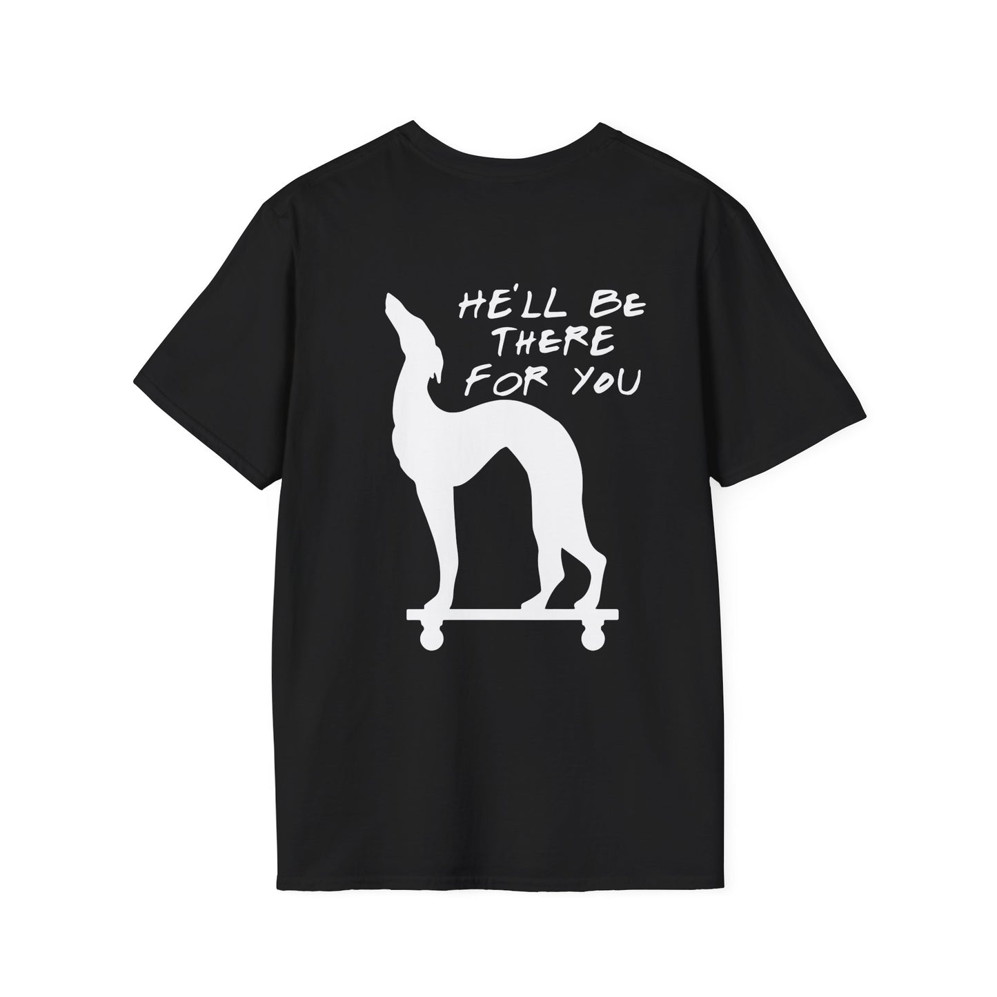 Friends; Dog Statue He'll Be There For You Adult T-shirt