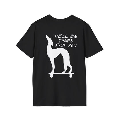 Friends; Dog Statue He'll Be There For You Adult T-shirt