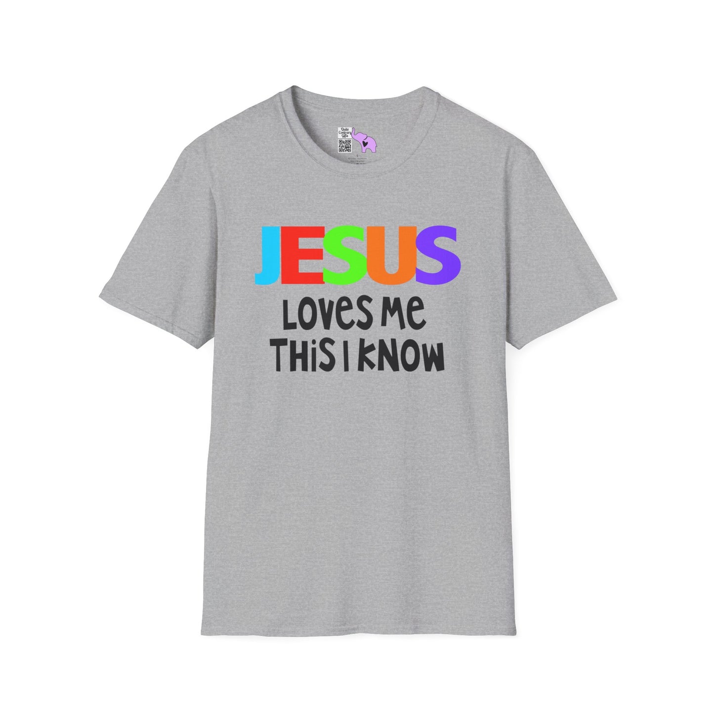 Jesus Loves Me This I Know 2 Adult T-shirt