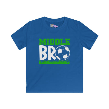 Middle Bro (Soccer Ball) Youth Softstyle Tee