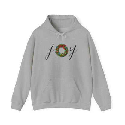 Joy w/Wreath Adult Heavy Blend™ Hooded Sweatshirt