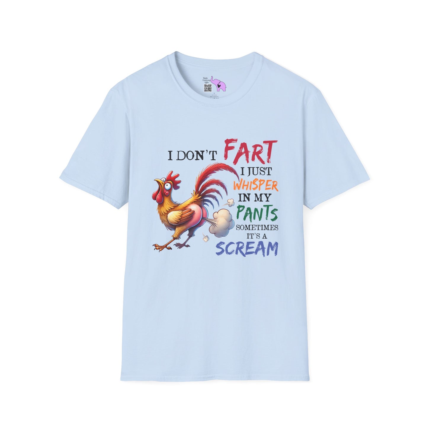 I Don't Fart I Just Whisper In My Pants... Adult T-shirt